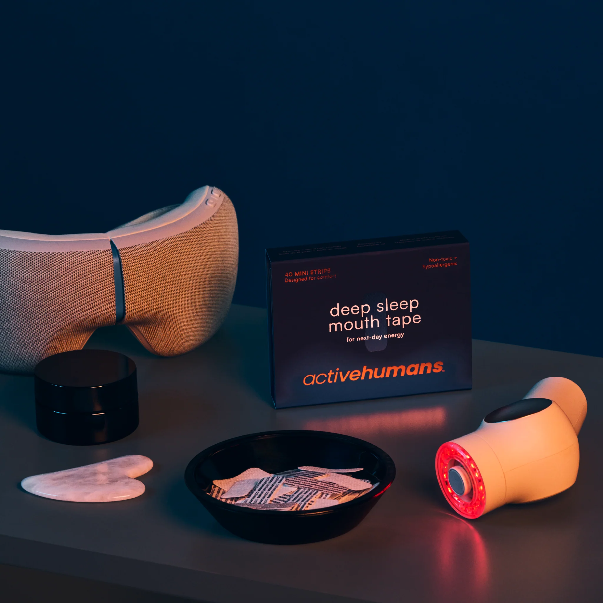 Active Humans Deep Sleep Mouth Tape  40 MINI STRIPS - Image 4