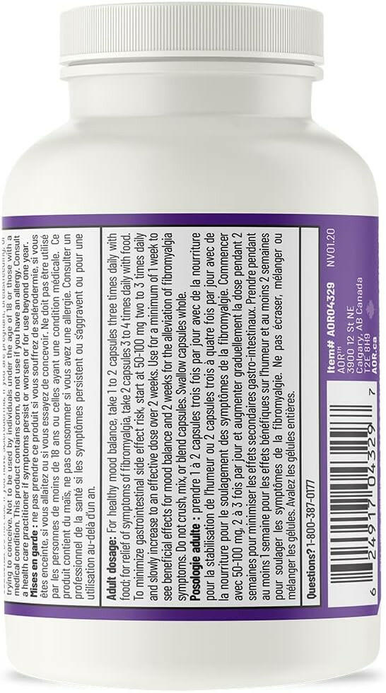 5-HTP by AOR™ – Serotonin, Mood & Sleep Support | 90 Veggie Capsules - Image 3