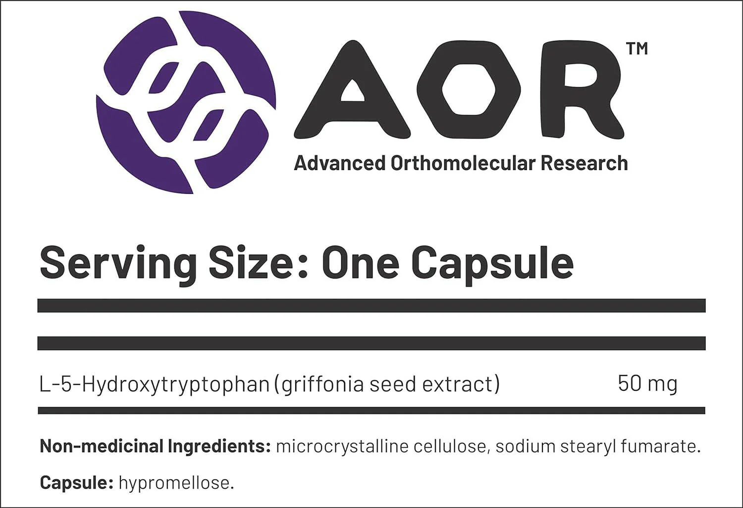 5-HTP by AOR™ – Serotonin, Mood & Sleep Support | 90 Veggie Capsules - Image 4