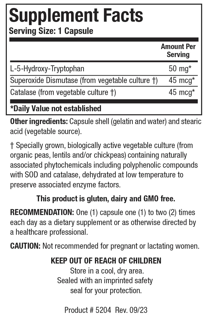 5-HTP | Biotics Research® | 150 Capsules - Image 3