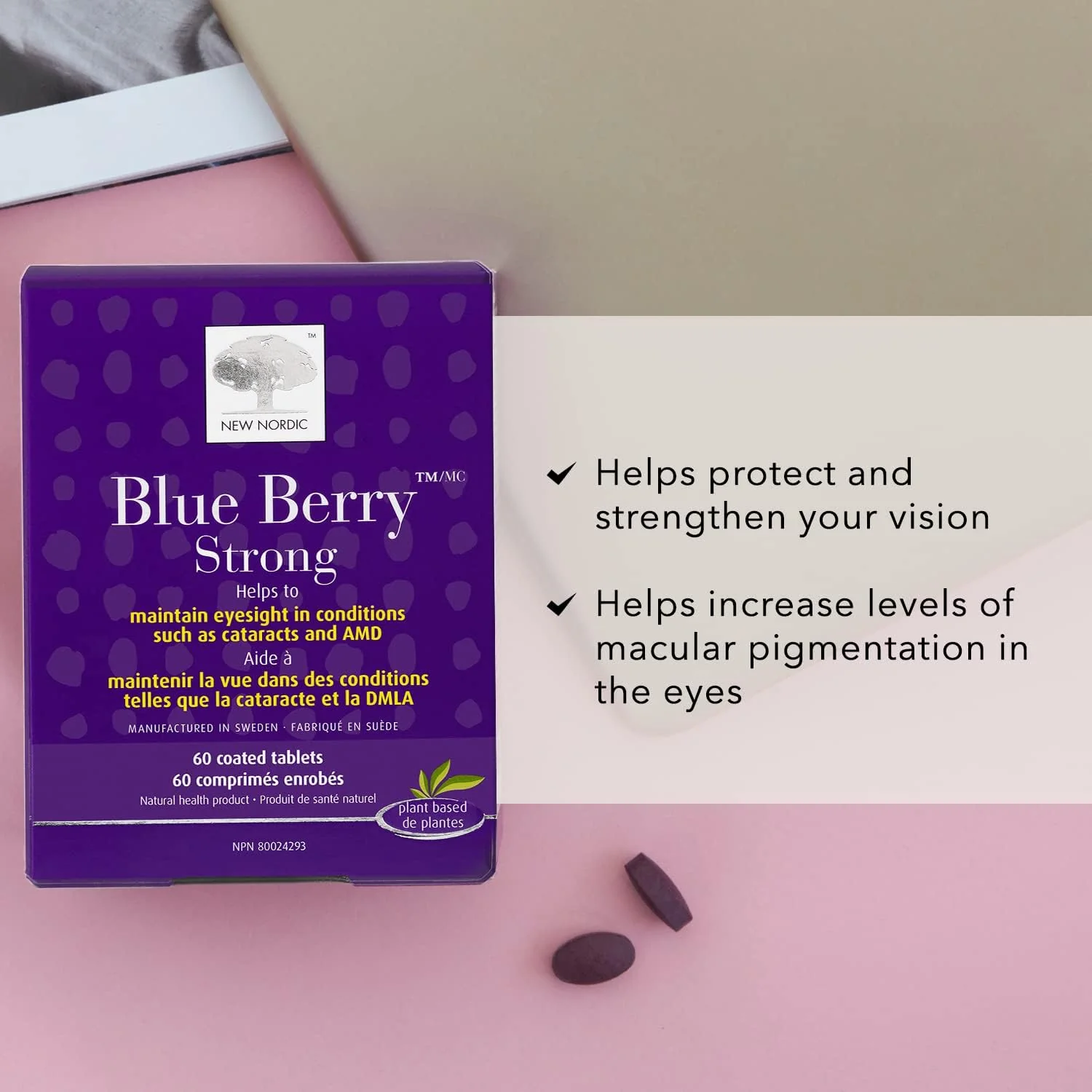 Blue Berry™ Strong | New Nordic | 60 Vegan Tablets - Image 6