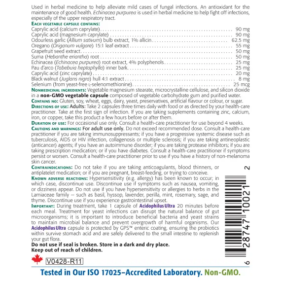 Candida Stop by New Roots Herbal® – Yeast Balance & Gut Microbial Support | 90 or 180 Capsules - Image 9