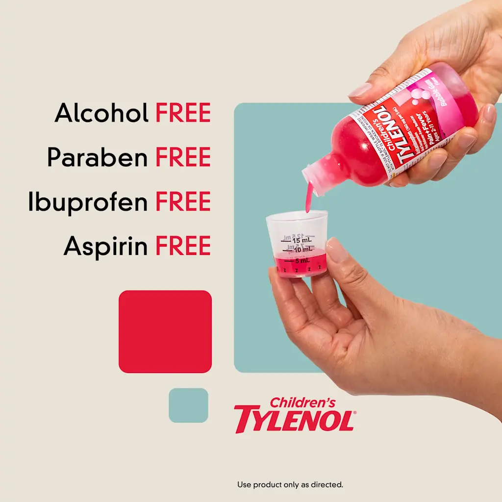 Children's Oral Suspension | TYLENOL® | 100 mL (different flavours) - Image 10