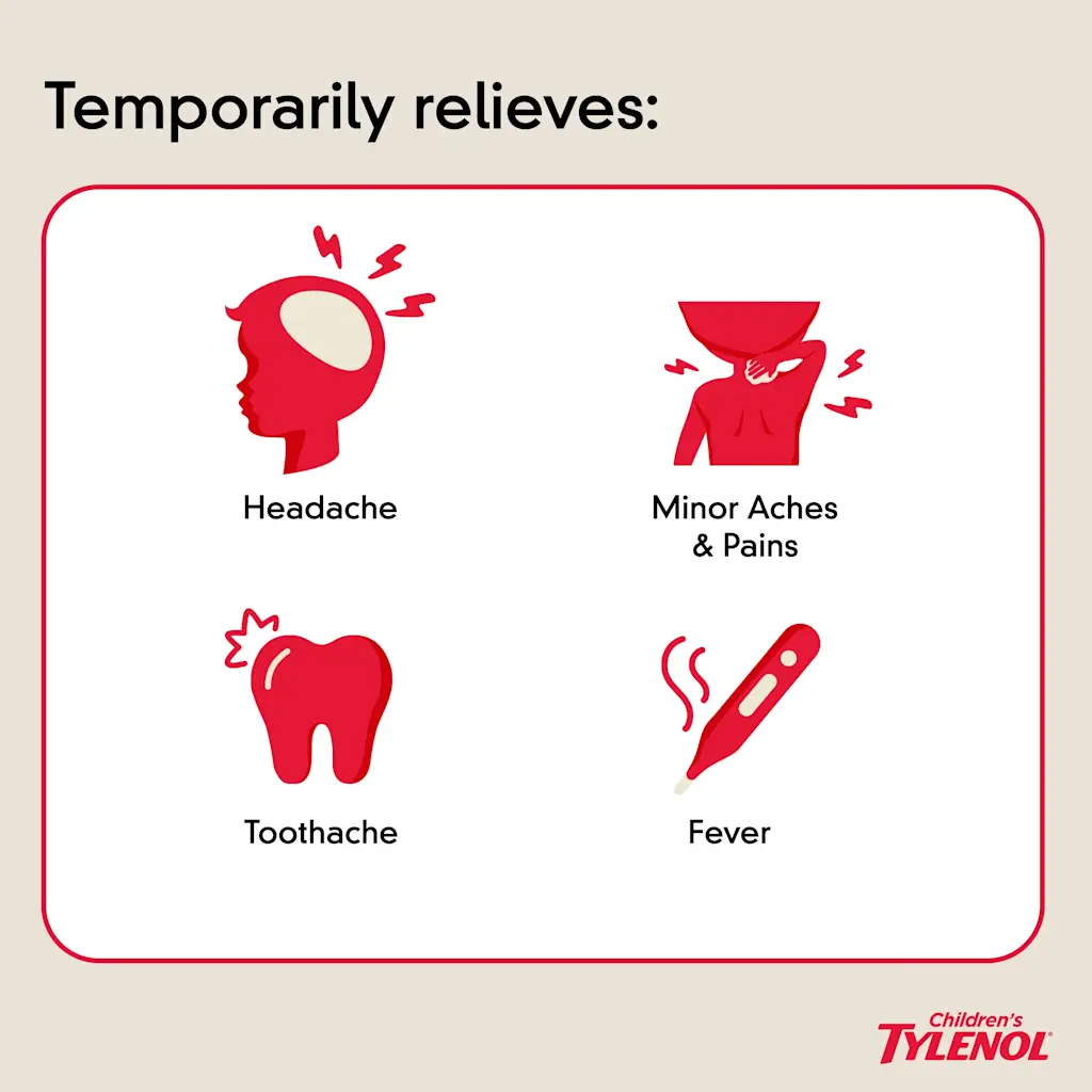 Children's Oral Suspension | TYLENOL® | 100 mL (different flavours) - Image 8