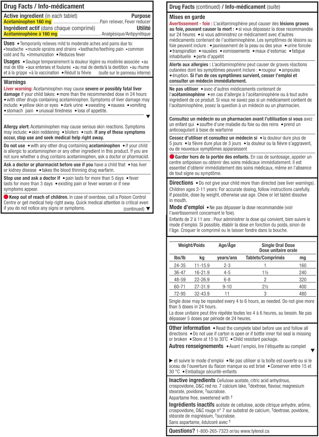 Children's Chewables | TYLENOL® | 20 Tablets - Image 6
