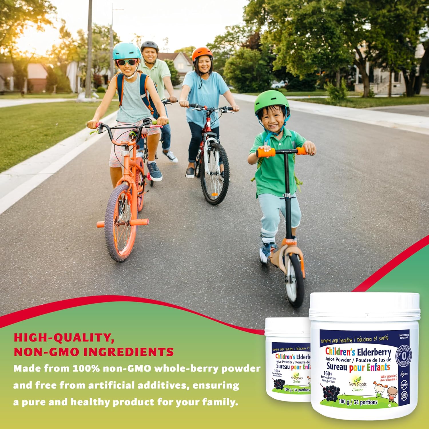 Children's Elderberry Juice Powder | New Roots HERBAL® | 100g-34 Servings - Image 8