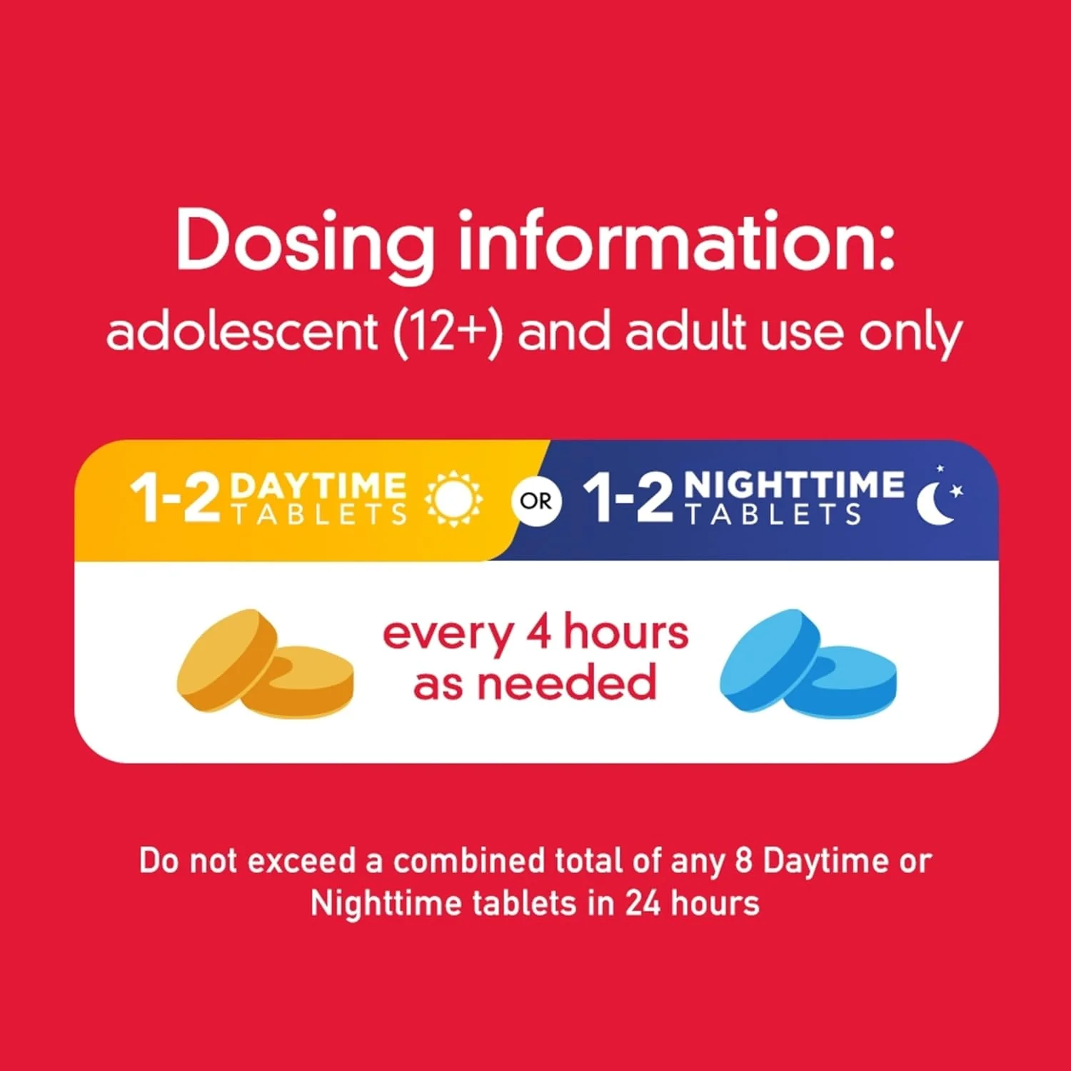 Cold Extra Strength Nighttime eZ Tabs | TYLENOL® | 20 ct - Image 3