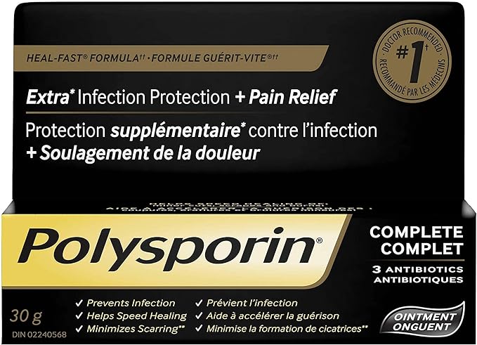 Complete Ointment | Polysporin® | 15g or 30g tubes - Image 6