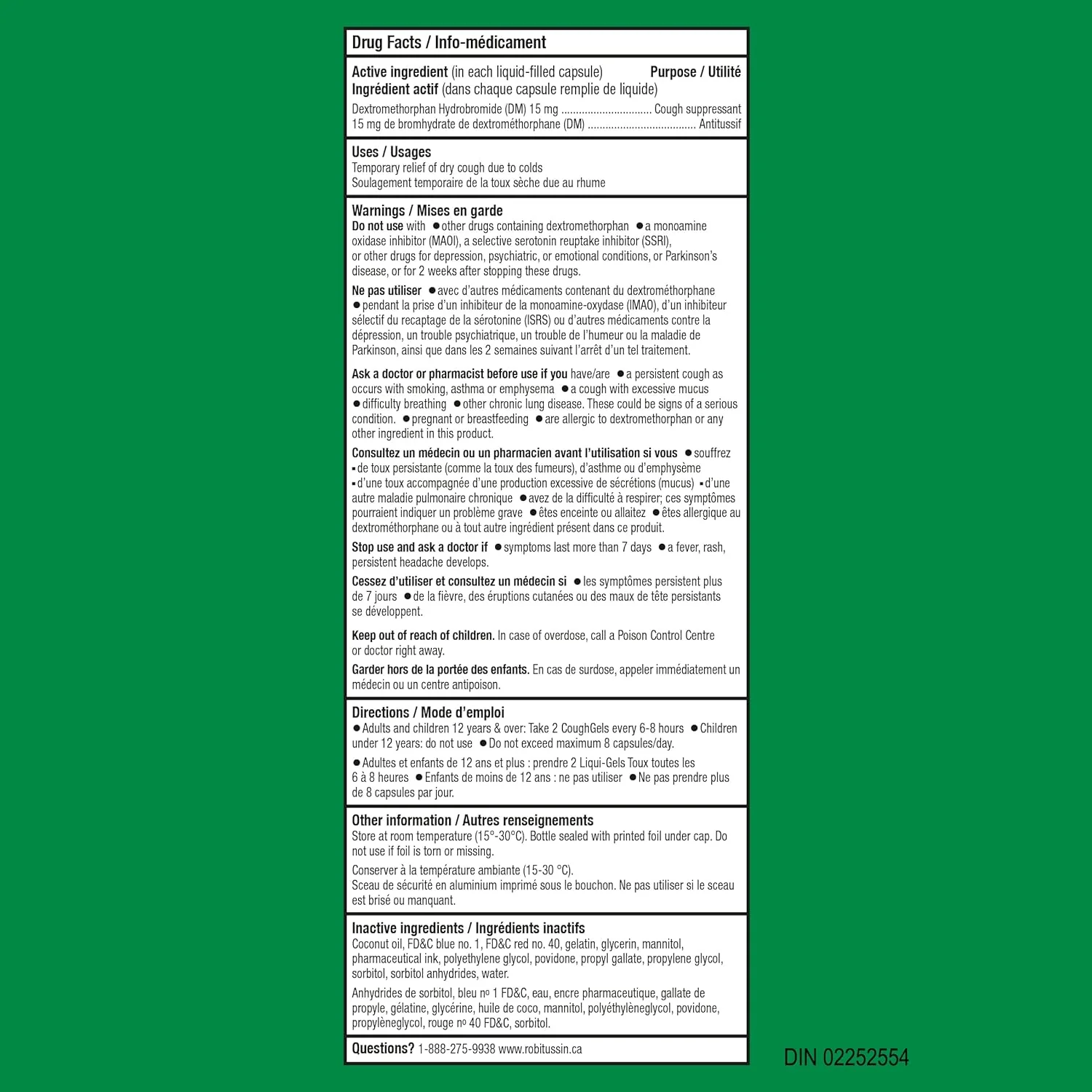 DM CoughGels | Robitussin | 20 Count - Image 7