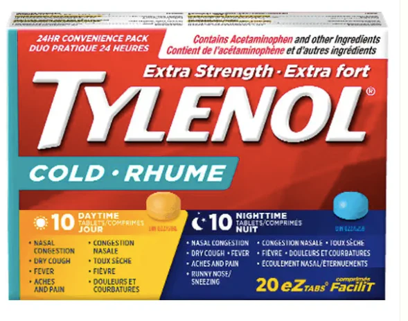 Extra Strength Cold Eztabs | TYLENOL® | 20 Tablets - Image 7