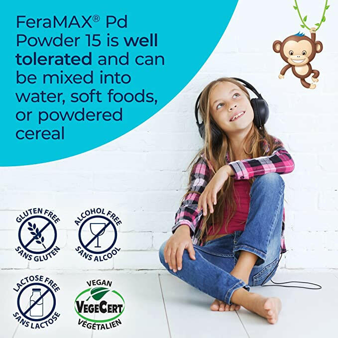 FeraMAX® Pd Powder 15 by BioSyent® – Iron Deficiency Support | 83 g Powder - Image 7