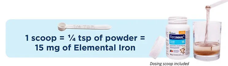 FeraMAX® Pd Powder 15 by BioSyent® – Iron Deficiency Support | 83 g Powder - Image 8