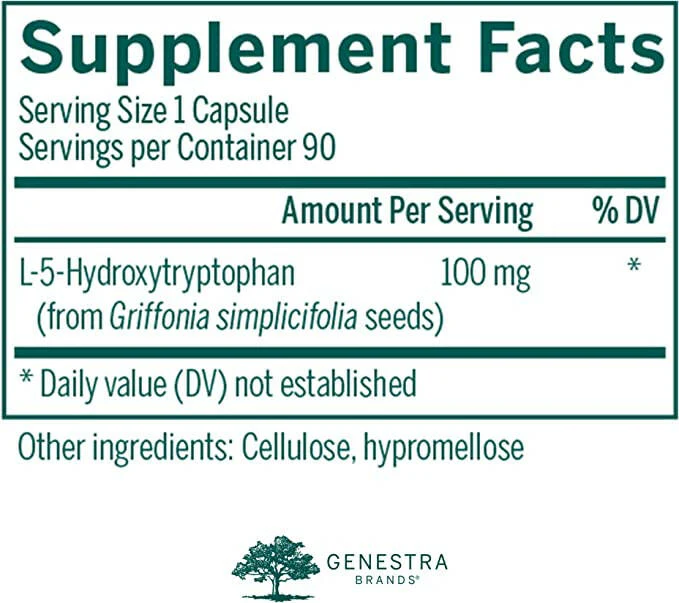 5HTP 100mg | Genestra Brands® | 90 Vegetarian Capsules - Image 3
