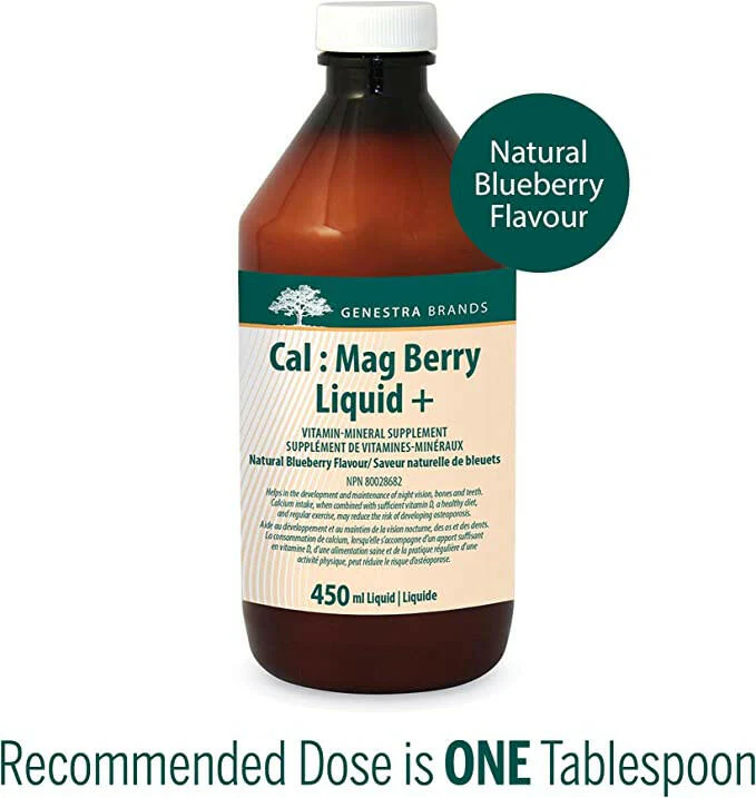 Cal: Mag Berry Liquid – Comprehensive Bone & Mineral Support | Natural Blueberry Flavour - Image 3
