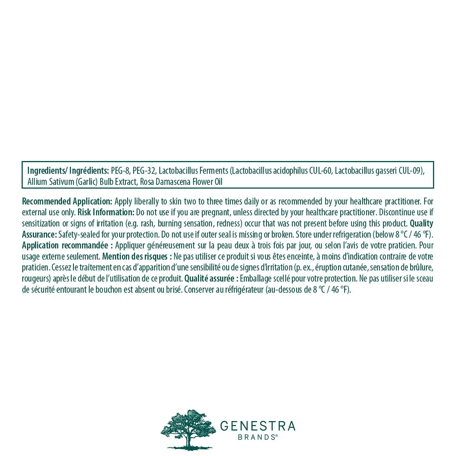 HMF Cream by Genestra Brands® – Probiotic Skin Support | 50 g (1.8 oz) Tube - Image 7