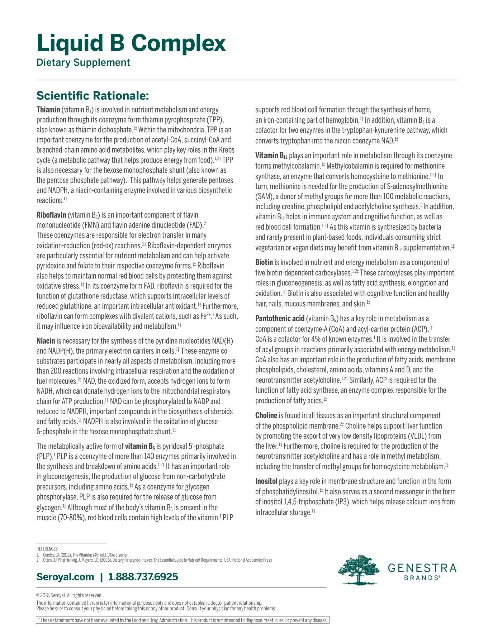 Liquid B Complex | Genestra Brands® | 450 mL (15.2 fl oz) - Image 9