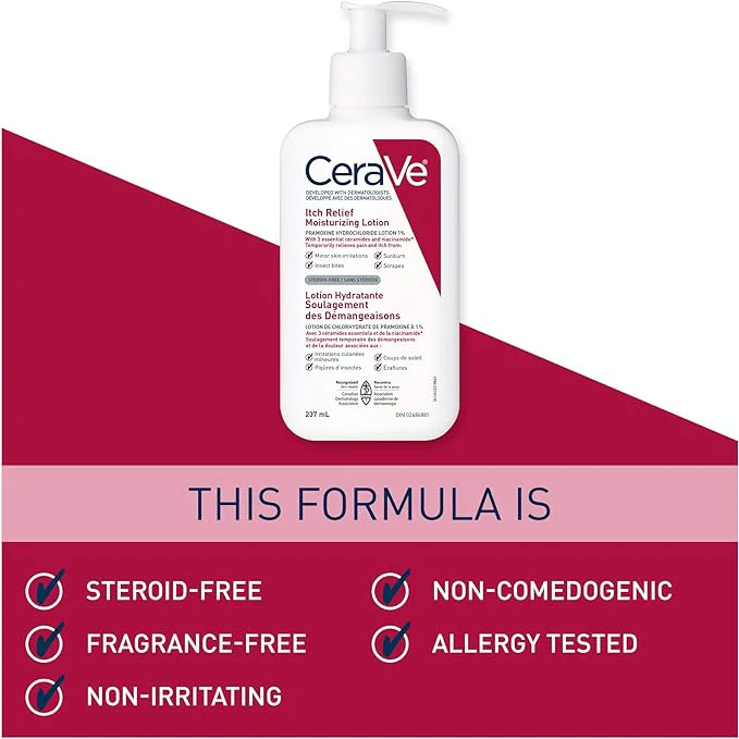 Itch Relief Moisturizing Lotion | CeraVe® | 237 mL - Image 3