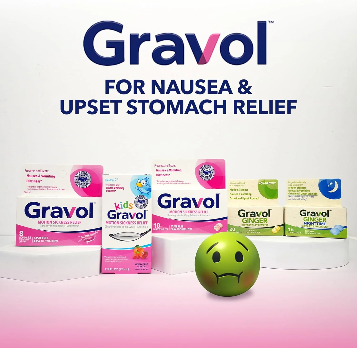 Kids Liquid for Motion Sickness Relief and Nausea Prevention| Gravol™ Kids | 75 mL - Image 8