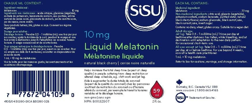 Liquid Melatonin 10 mg by SISU® – High-Potency Sleep Support | 59 mL - Image 8