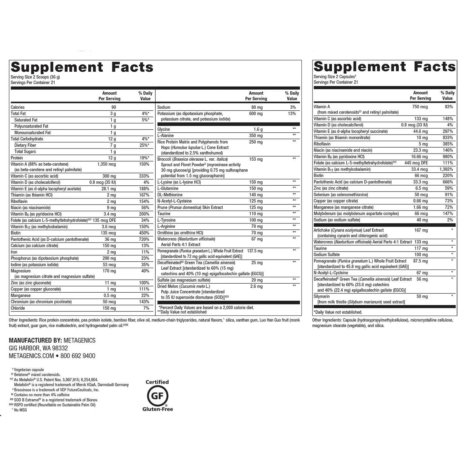 Clear Change® | Metagenics® | Powder Plus Capsules - Image 4