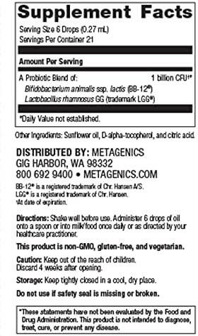 MetaKids™ Baby Probiotic | Metagenics® | Liquid (5.65 mL) - Image 3