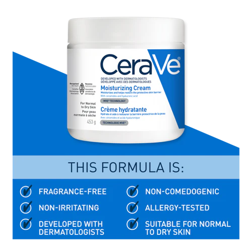 Moisturizing Cream by CeraVe® – Hydration & Skin Barrier Repair | Various Sizes - Image 7