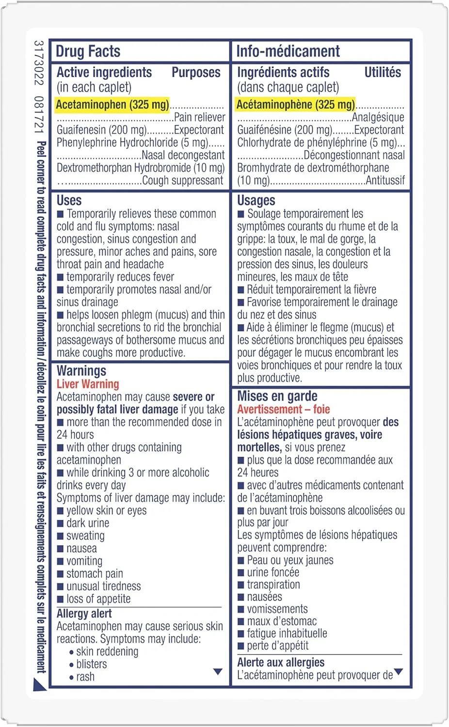 Multi-Action Congestion, Cold, & Cough Caplets | Mucinex | 20 count - Image 3