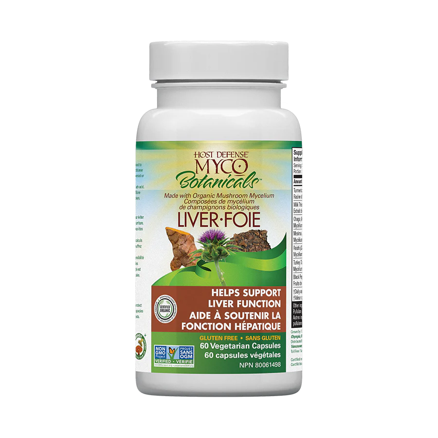 MycoBotanicals® Liver Capsules  | Host Defense® Mushrooms™ | 60 Capsules - Image 4