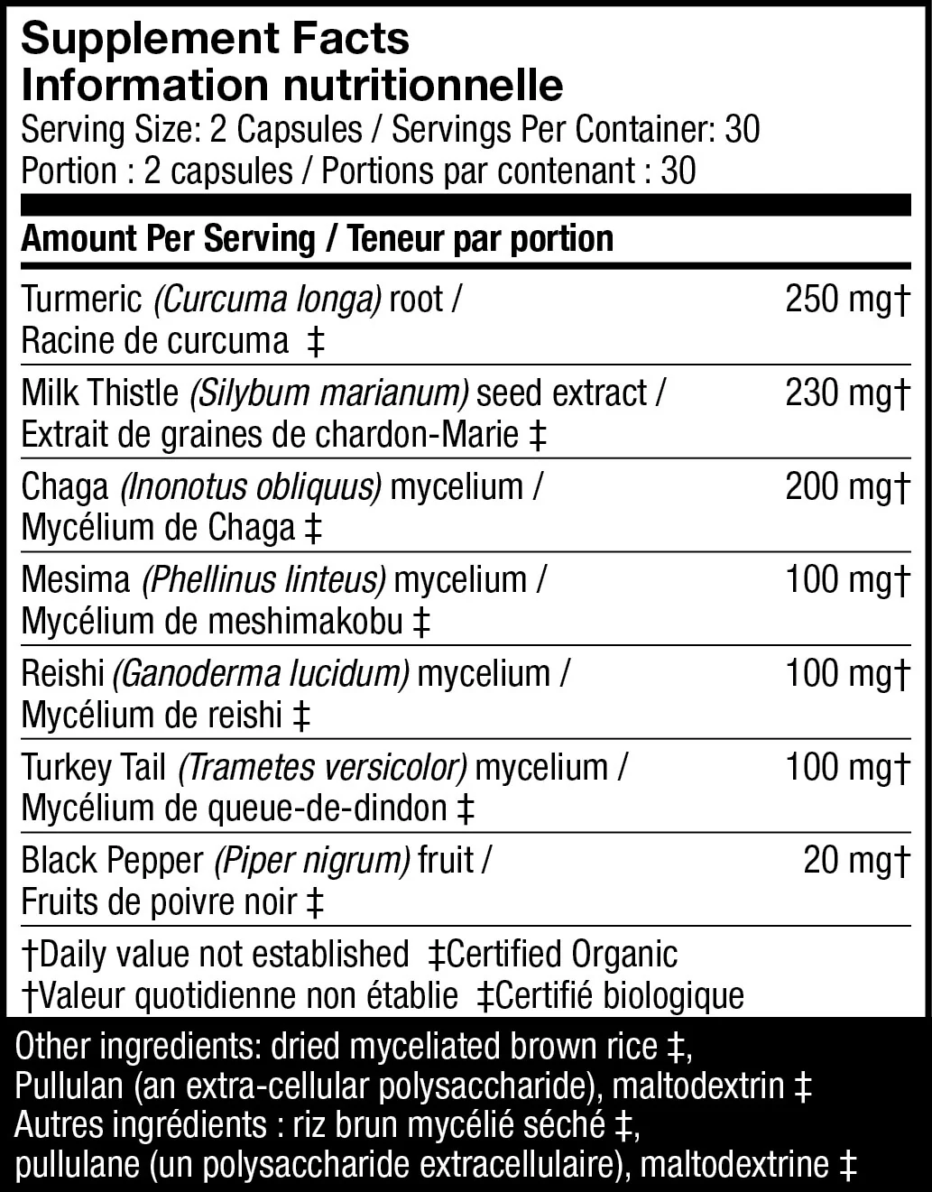 MycoBotanicals® Liver Capsules  | Host Defense® Mushrooms™ | 60 Capsules - Image 7