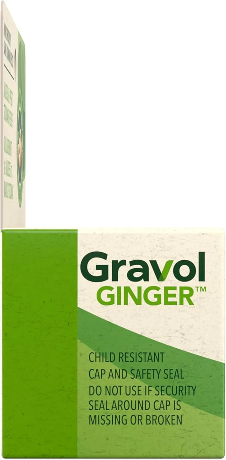 Nausea and Upset Stomach Relief with Organic Ginger Extract | Gravol Ginger™ | 24 Liquid Gel Capsules - Image 6