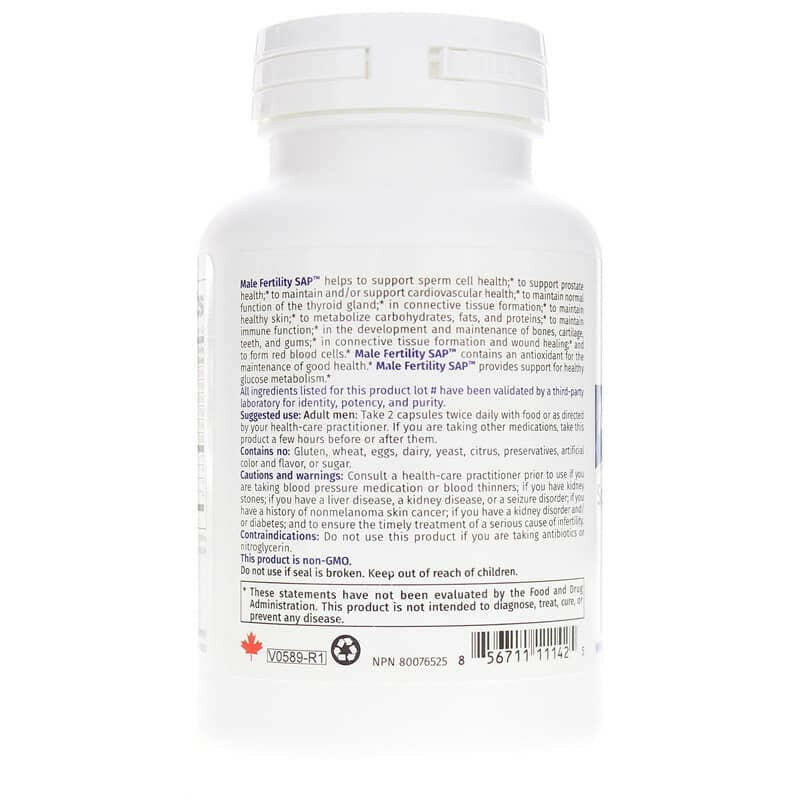 Male Fertility SAP | NFH  | 120 Capsules - Image 3