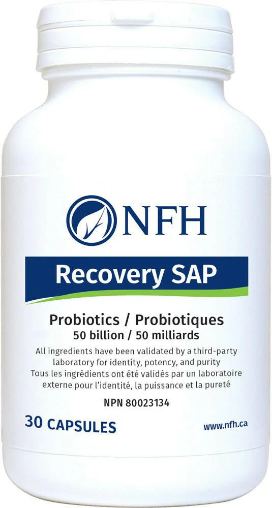 Recovery SAP by NFH® –  Intensive Probiotic Recovery Support | 30 or 60 Capsules - Image 4