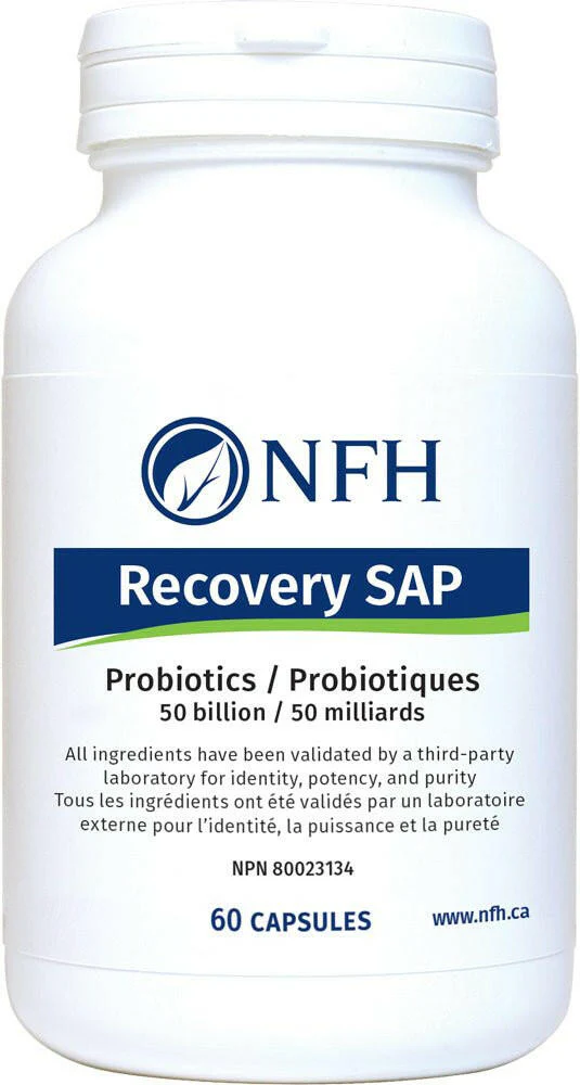 Recovery SAP by NFH® –  Intensive Probiotic Recovery Support | 30 or 60 Capsules - Image 6