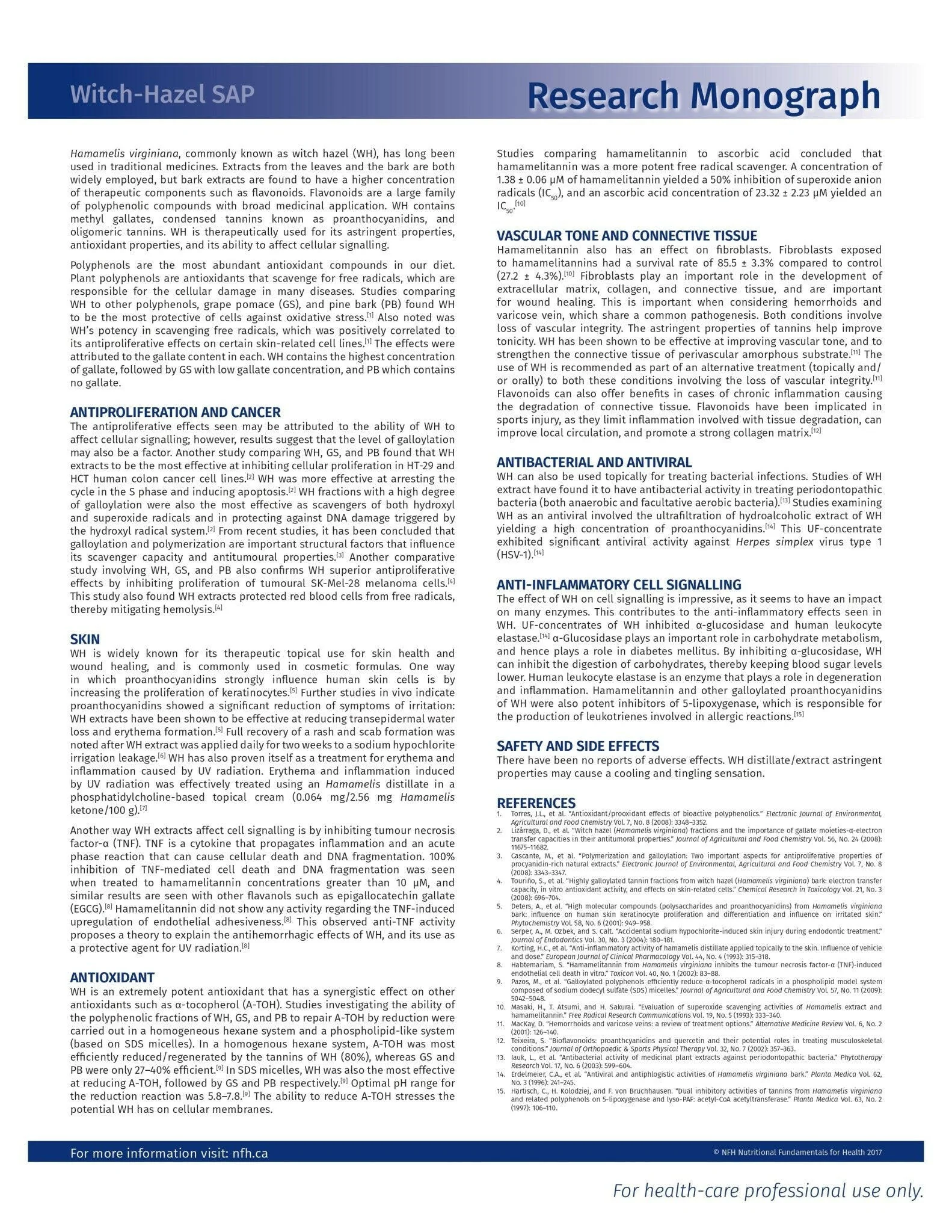 Witch‑Hazel SAP | NFH | 50 or 95 mL Liquid - Image 4