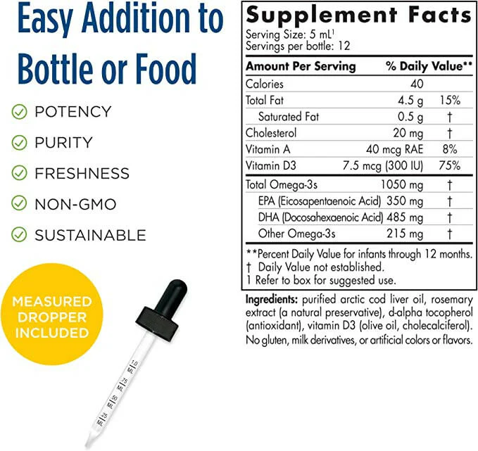 Baby's DHA | Nordic Naturals® | 60 mL (2 Oz) - Image 4