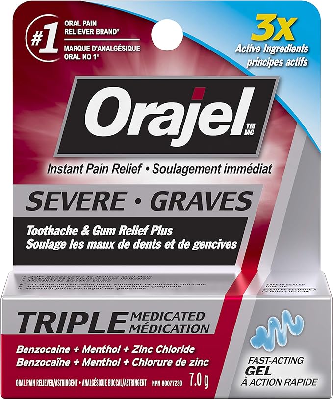 3X medicated Severe Toothache & Gum Relief Plus | Orajel™ | 7.0 gr - Image 5