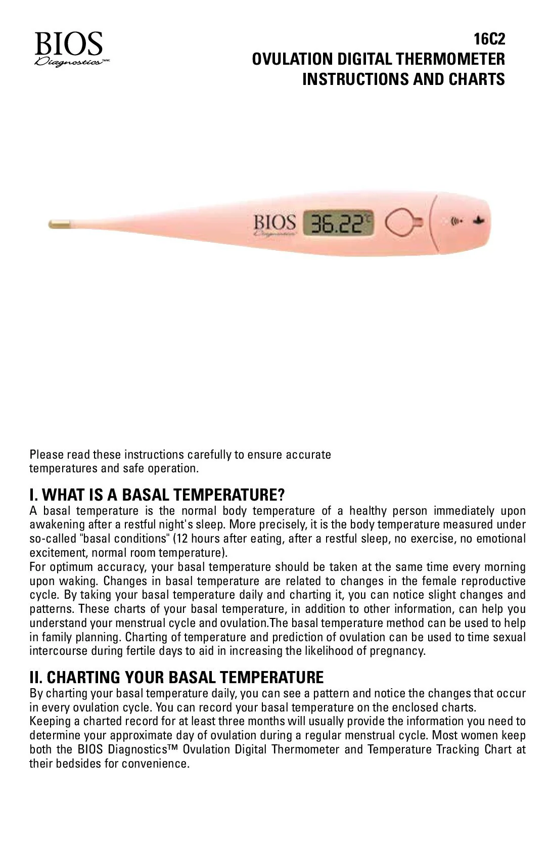 Ovulation Thermometer | BIOS Medical | One Count - Image 3