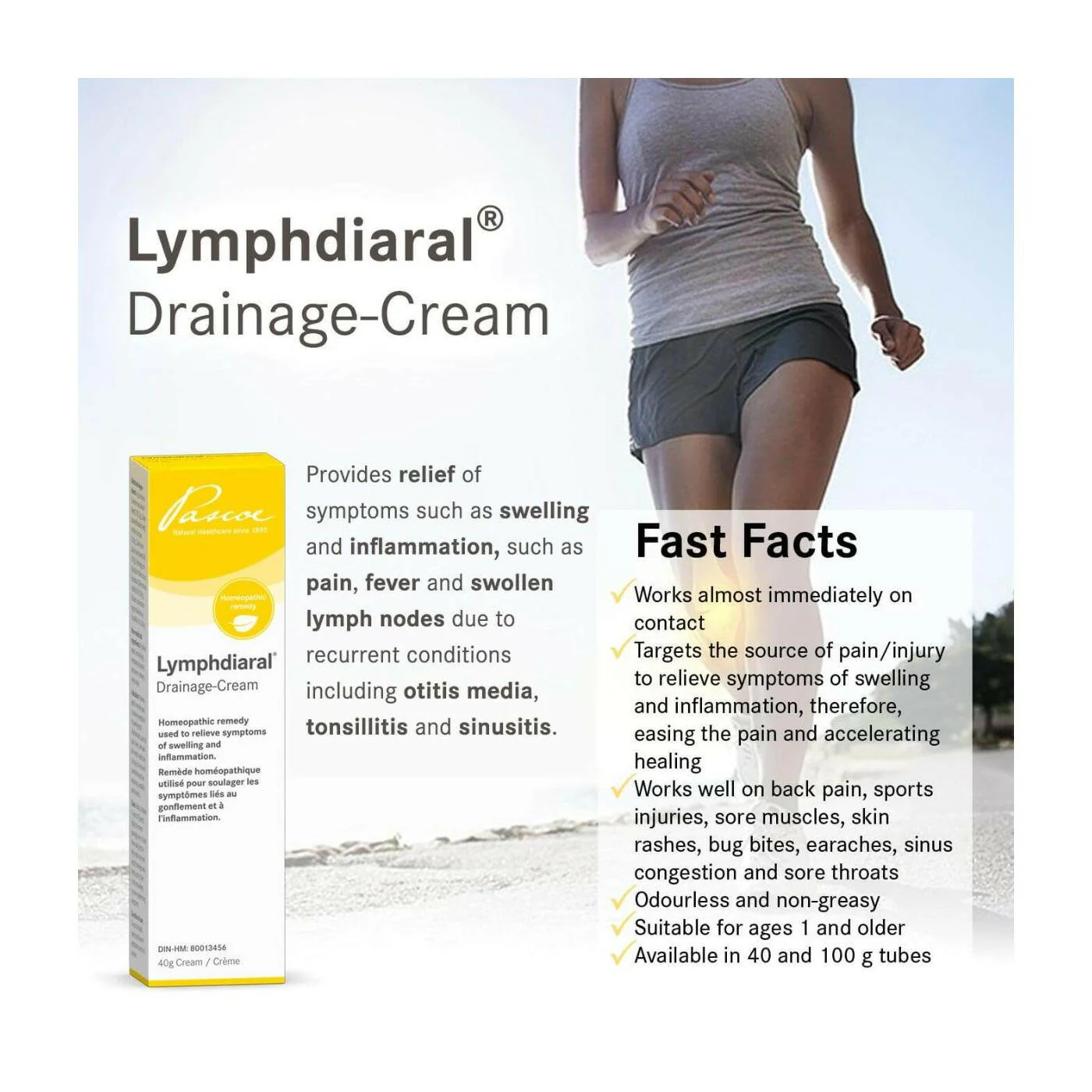 Lymphdiaral Drainage Cream by Pascoe® – Lymphatic, Swelling & Circulation Support | 40 g - Image 3