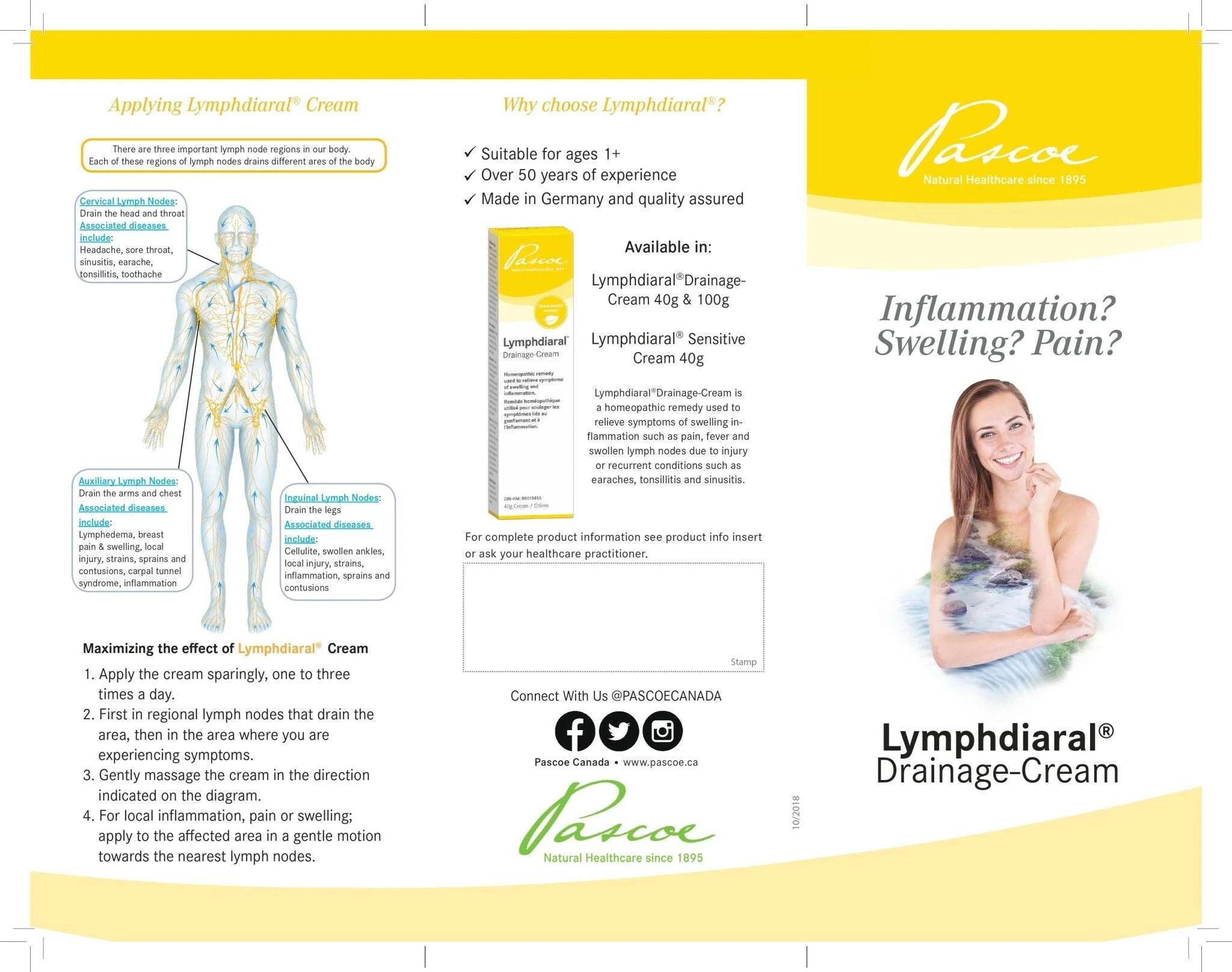 Lymphdiaral Drainage Cream by Pascoe® – Lymphatic, Swelling & Circulation Support | 40 g - Image 4