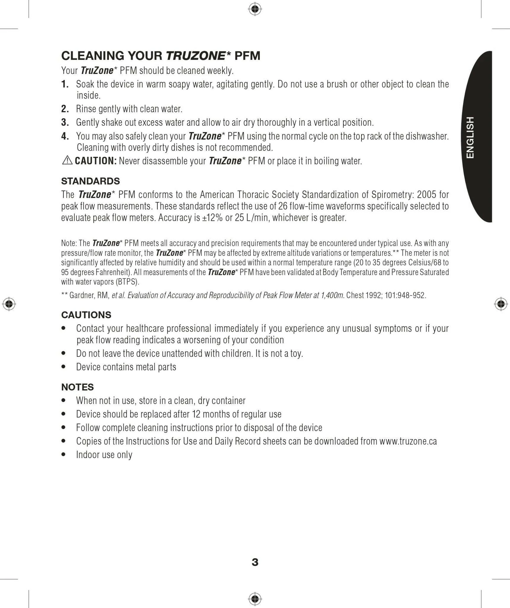 Peak Flow Meter | TRUZONE® | Drug-free device (One-size) - Image 14