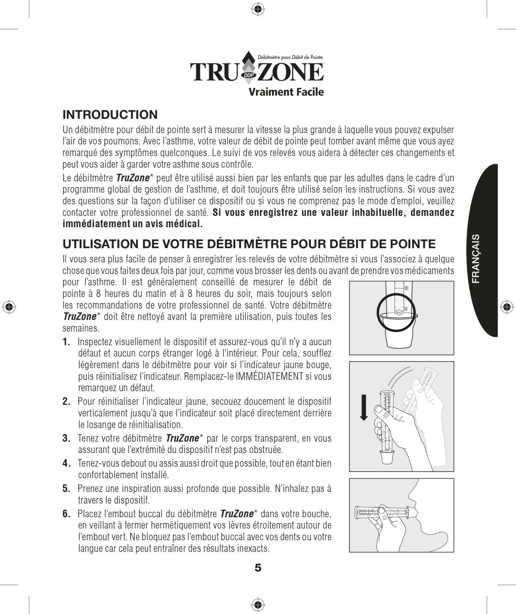 Peak Flow Meter | TRUZONE® | Drug-free device (One-size) - Image 16