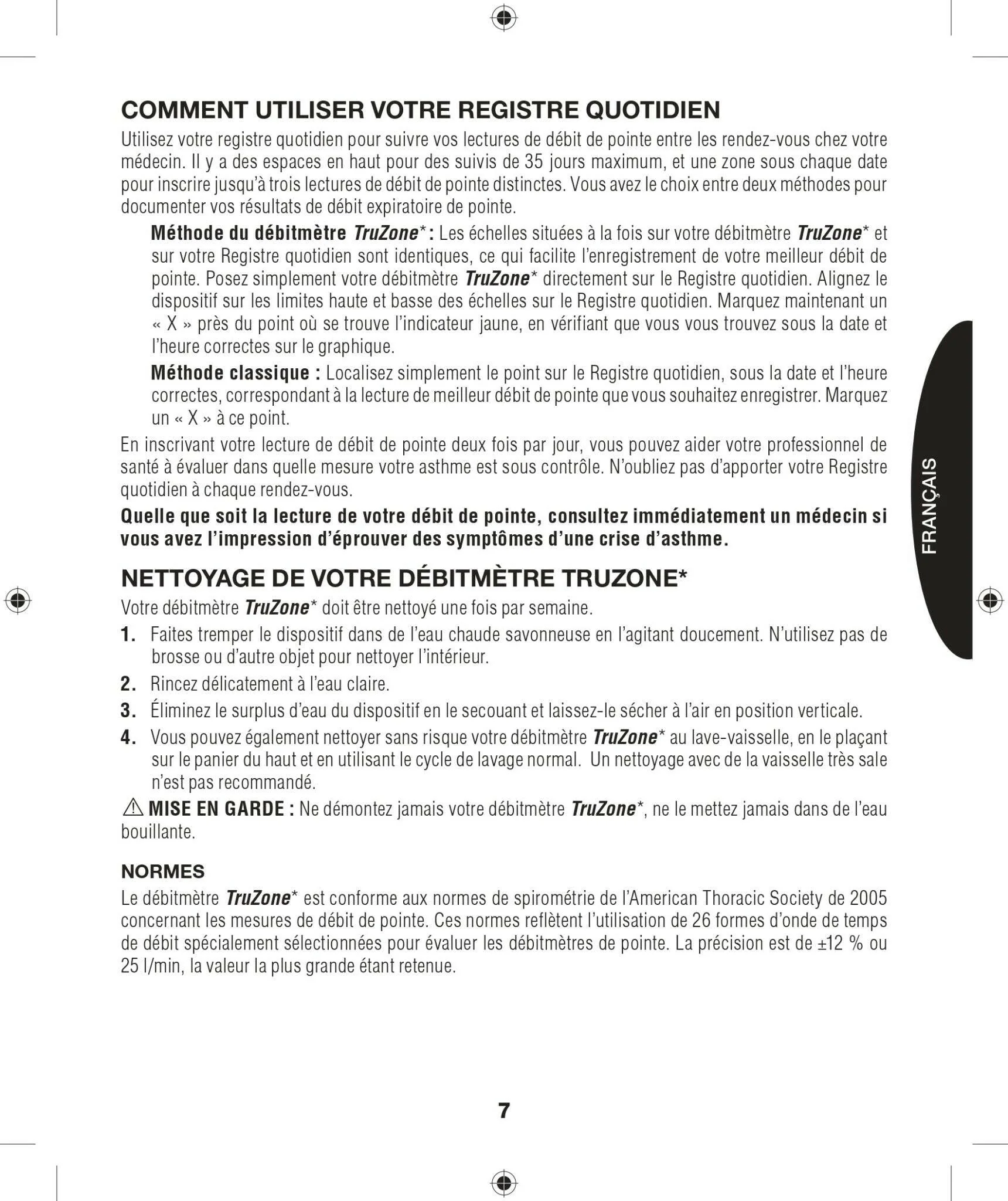Peak Flow Meter | TRUZONE® | Drug-free device (One-size) - Image 18