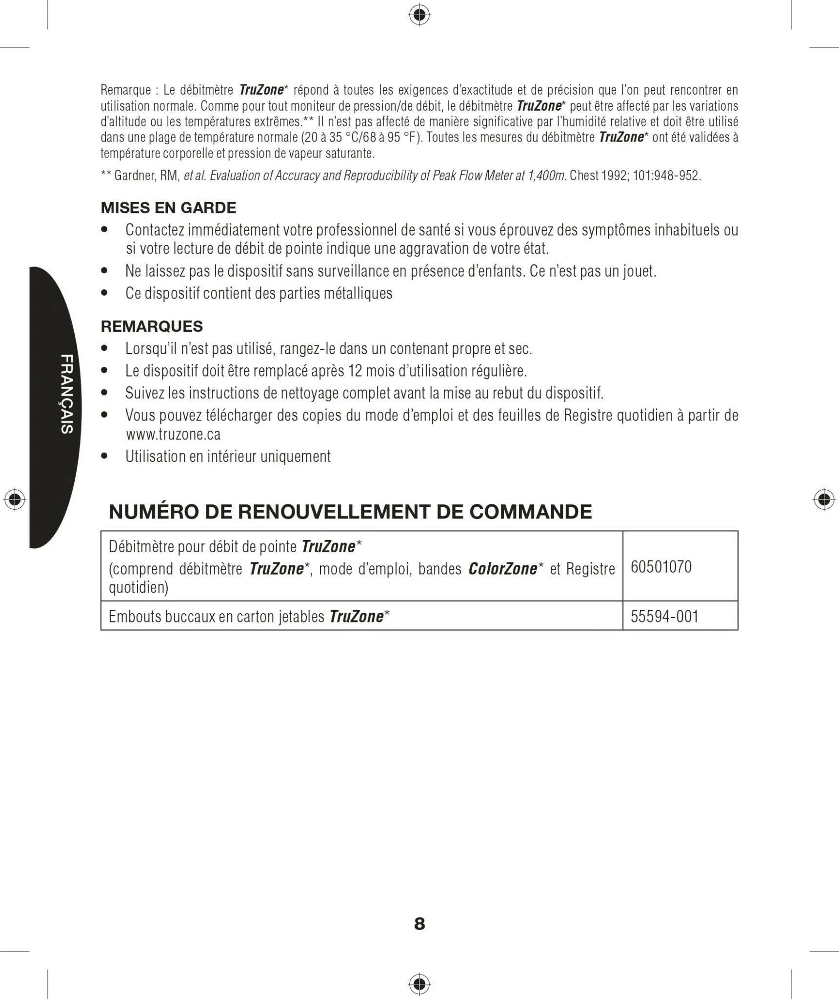 Peak Flow Meter | TRUZONE® | Drug-free device (One-size) - Image 19