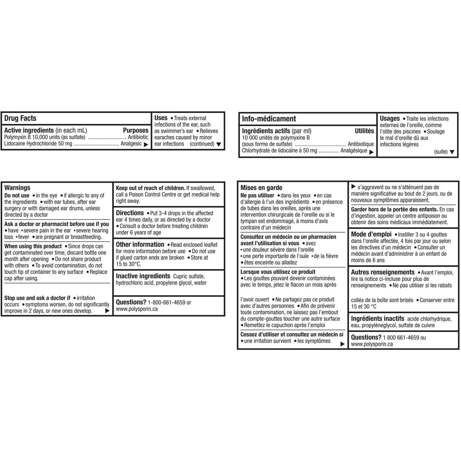 Plus Pain Relief Ear Drops | Polysporin® | 15 mL - Image 8