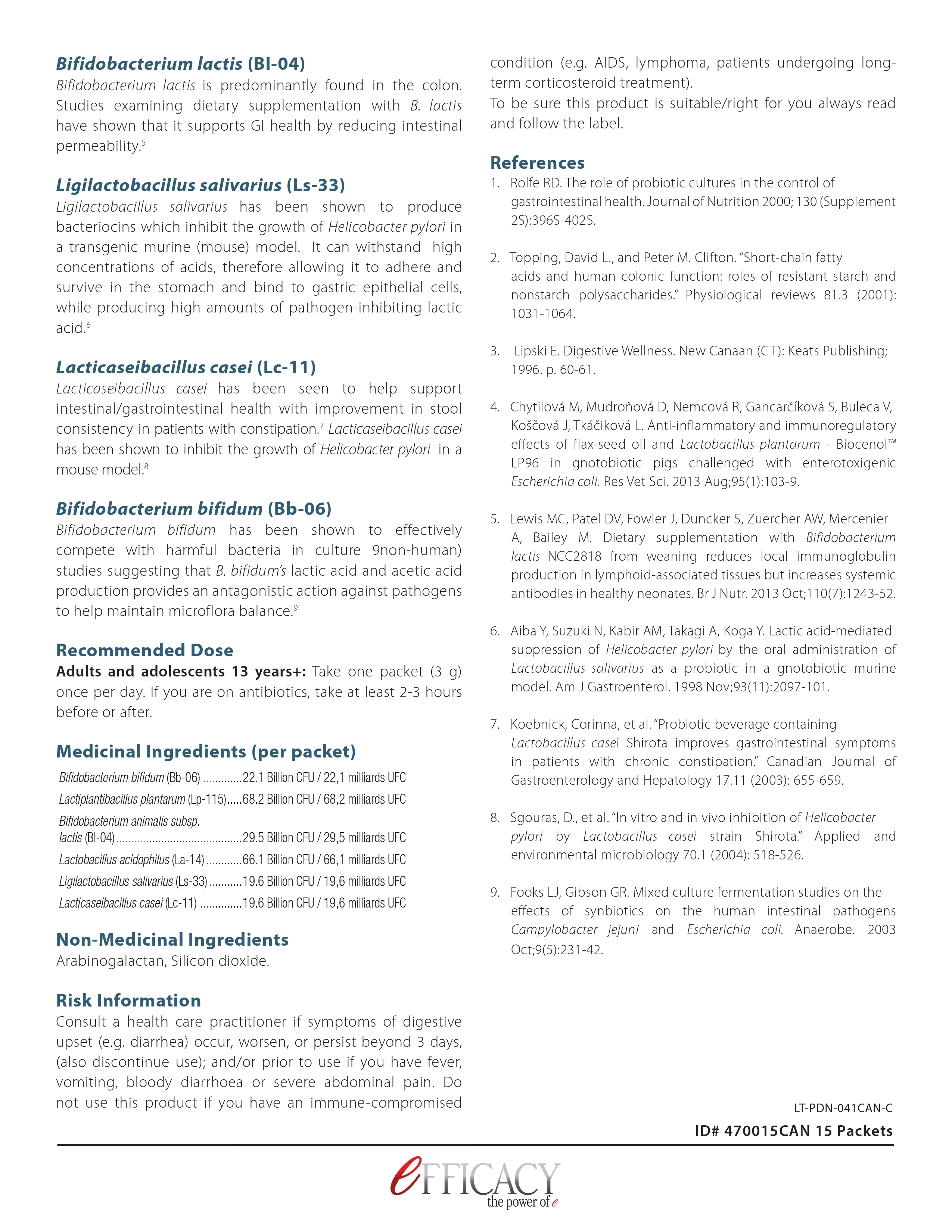 Probiotic 225 | Ortho Molecular | 15 Packets - Image 7