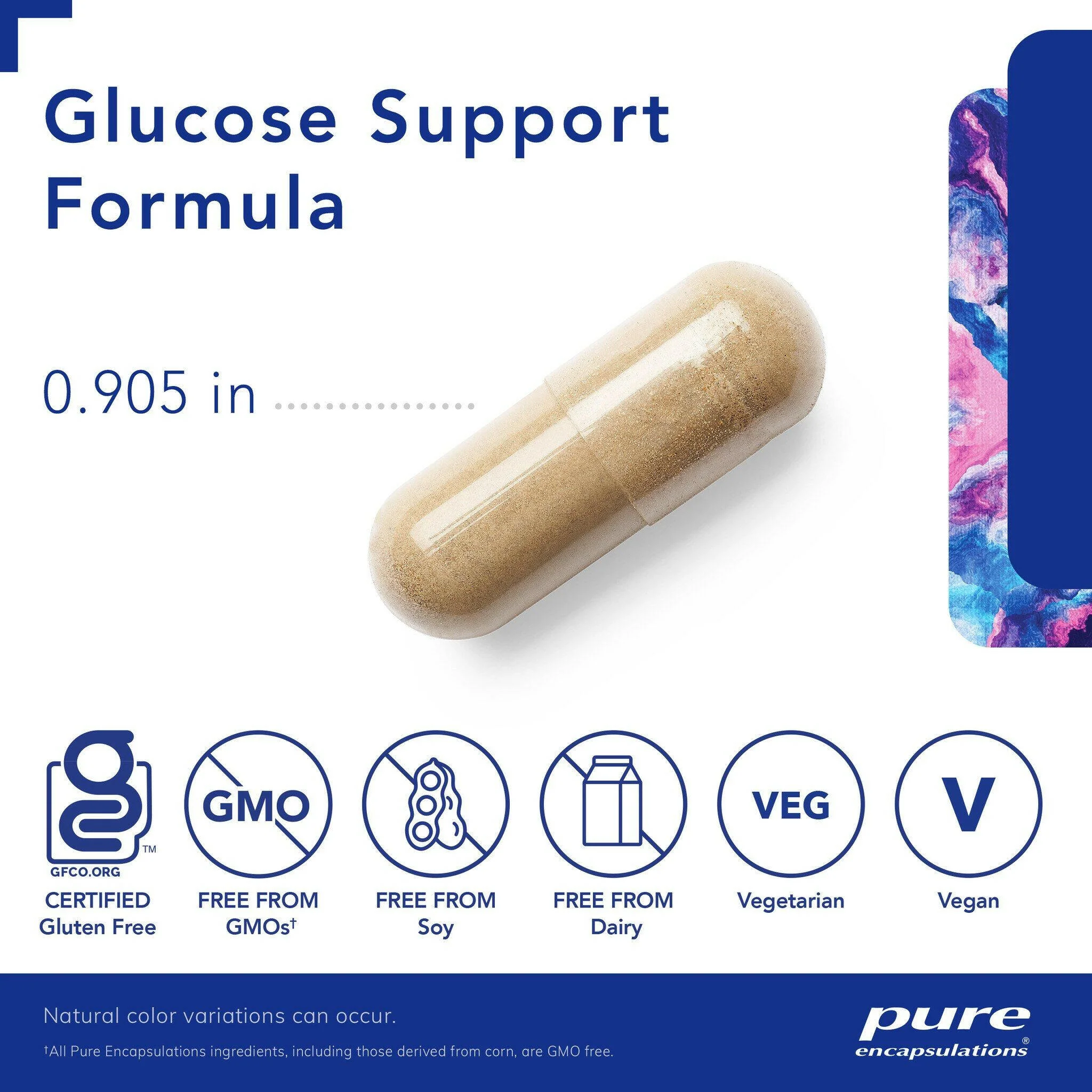 Glucose Support Formula | Pure Encapsulations® | 60 Vegetable Capsules - Image 3