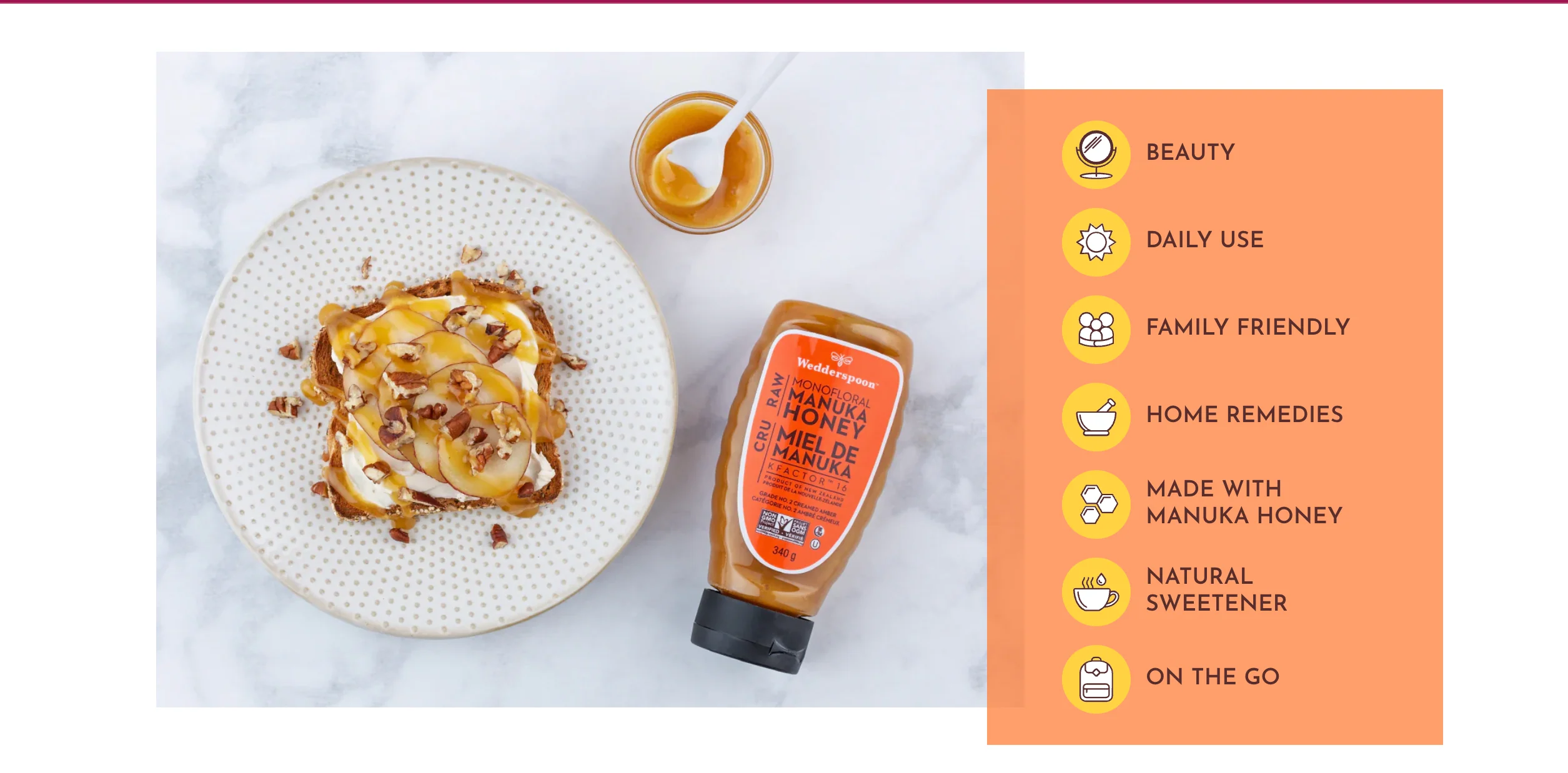 Raw Monofloral Manuka Honey | Wedderspoon® | Various Sizes - Image 9