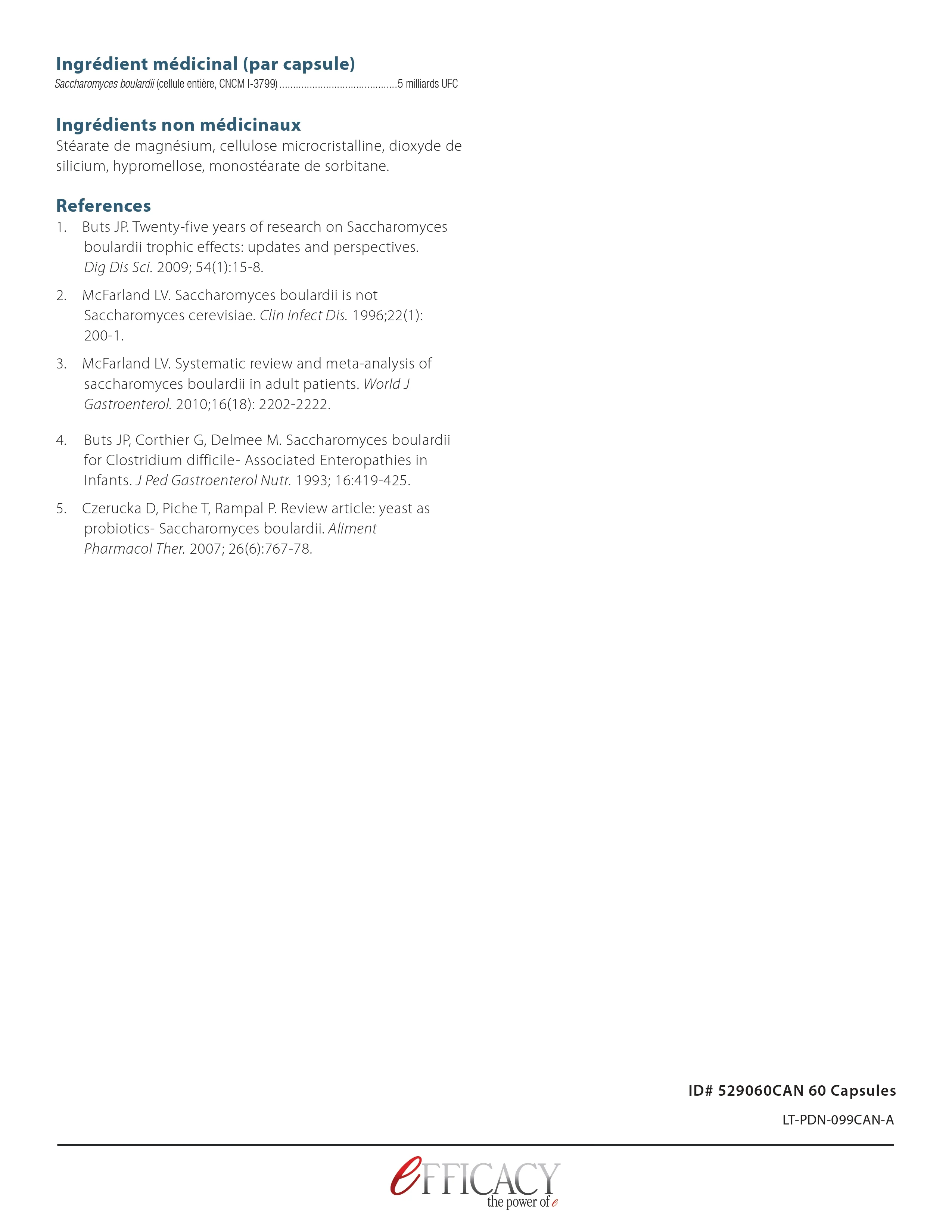 Saccharomyces boulardii | Ortho Molecular | 60 Capsules - Image 6