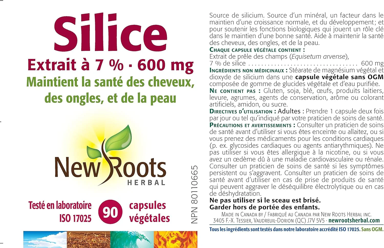 Silica | New Roots HERBAL® | 90 Vegetable Capsules - Image 4