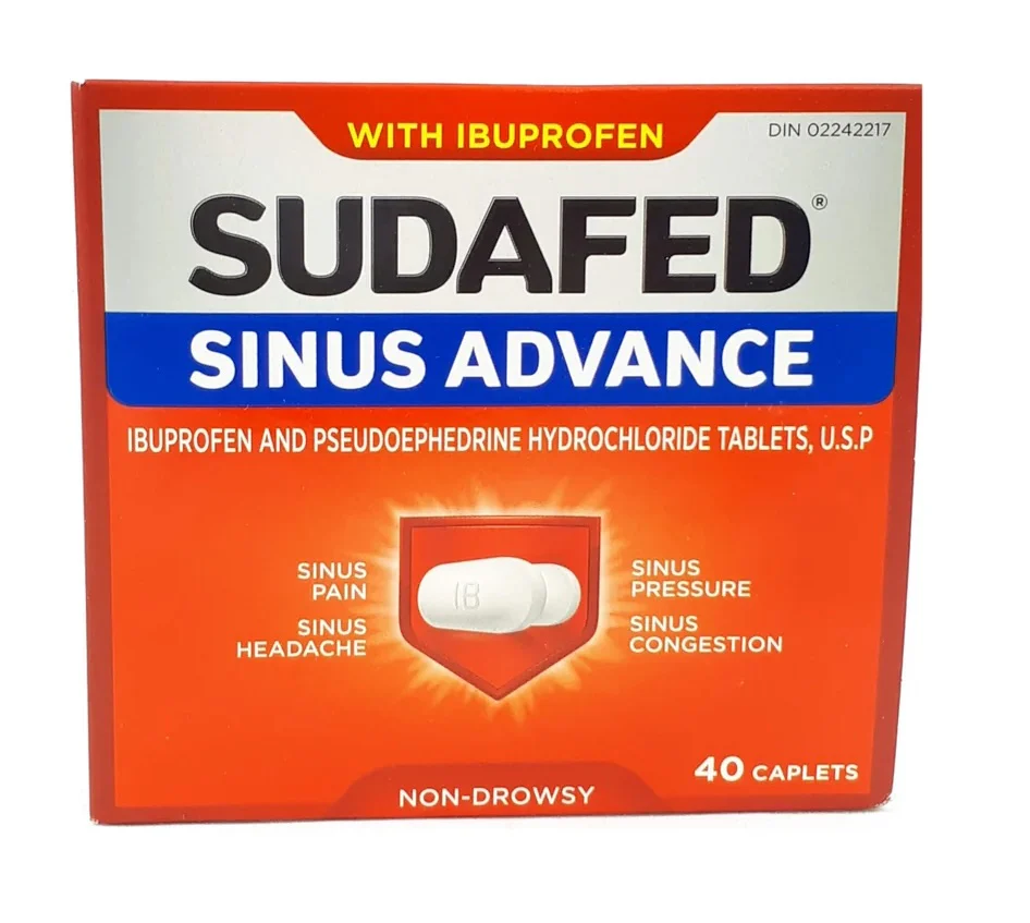 Sinus Advance by SUDAFED® – Fast Sinus Pressure & Congestion Relief | 20 or 40 Caplets - Image 3